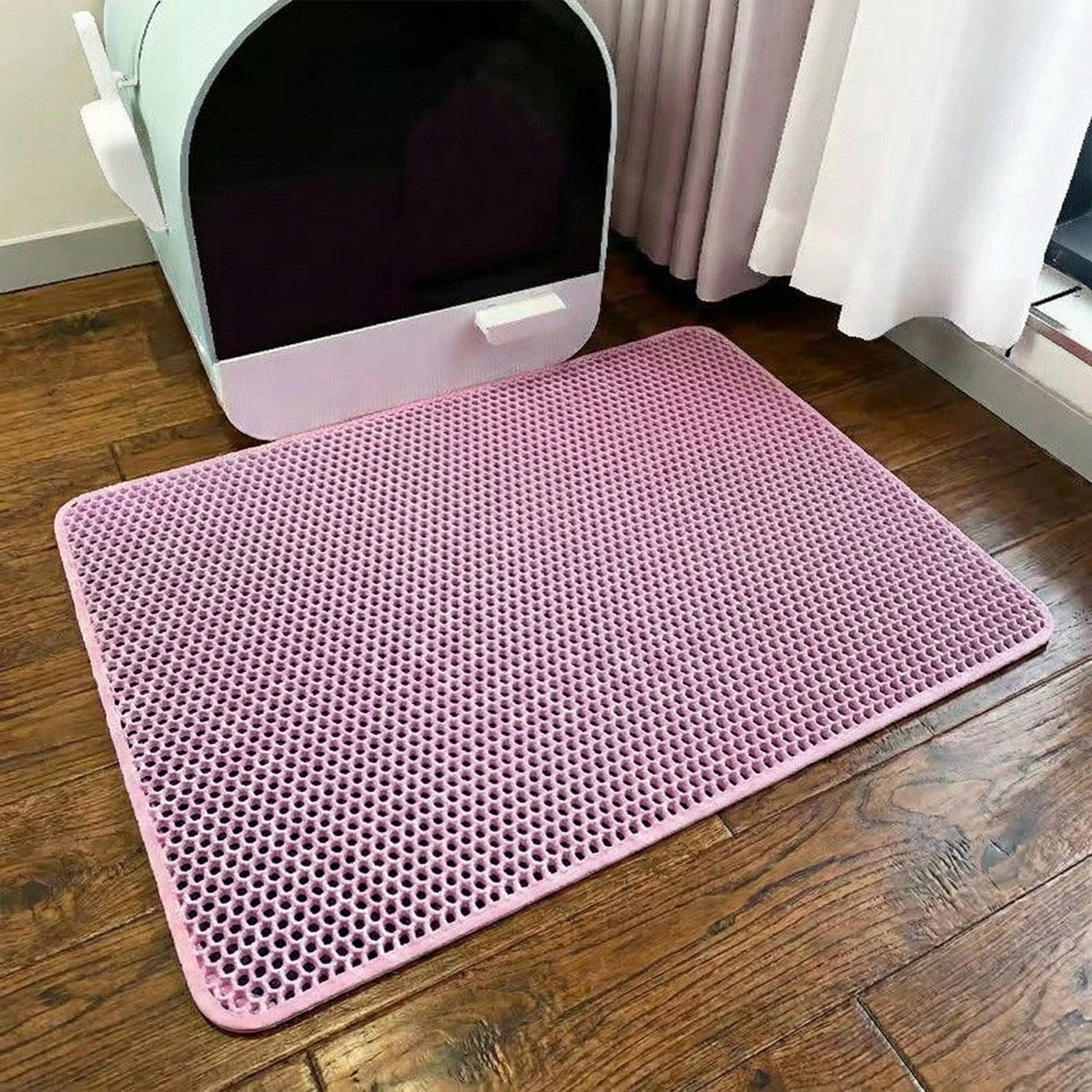 CleanPaws | Cat Litter Mat with Non-Slip & Waterproof Design ? Easy to Clean for Tidy Floors 1