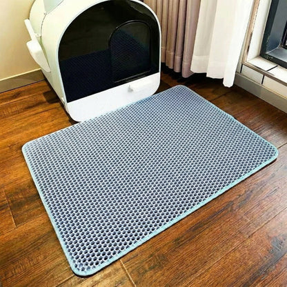 CleanPaws | Cat Litter Mat with Non-Slip & Waterproof Design ? Easy to Clean for Tidy Floors 2
