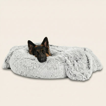Comfort Haven | Dog Blanket for Couch with Ultra Soft Vegan Fur ? Anxiety Relief for Cozy Relaxation 4