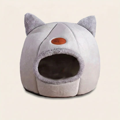 Cozy Cat Cave | Premium Cat Bed with Private Enclosure ? Soft, Warm Sanctuary for Relaxation 2