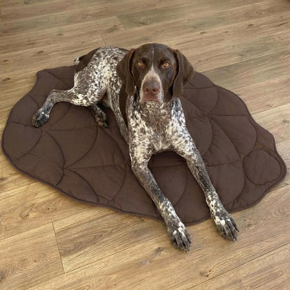 Cozy Leaf Shape Dog Blanket Mat with Soft Fabric ? Stylish Comfort for Pets 4