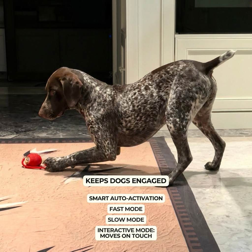 PawMate Automatic Dog Walker for All Breeds with Fast USB-C Charging | Indoor Exercise Solution for Active Pets 5