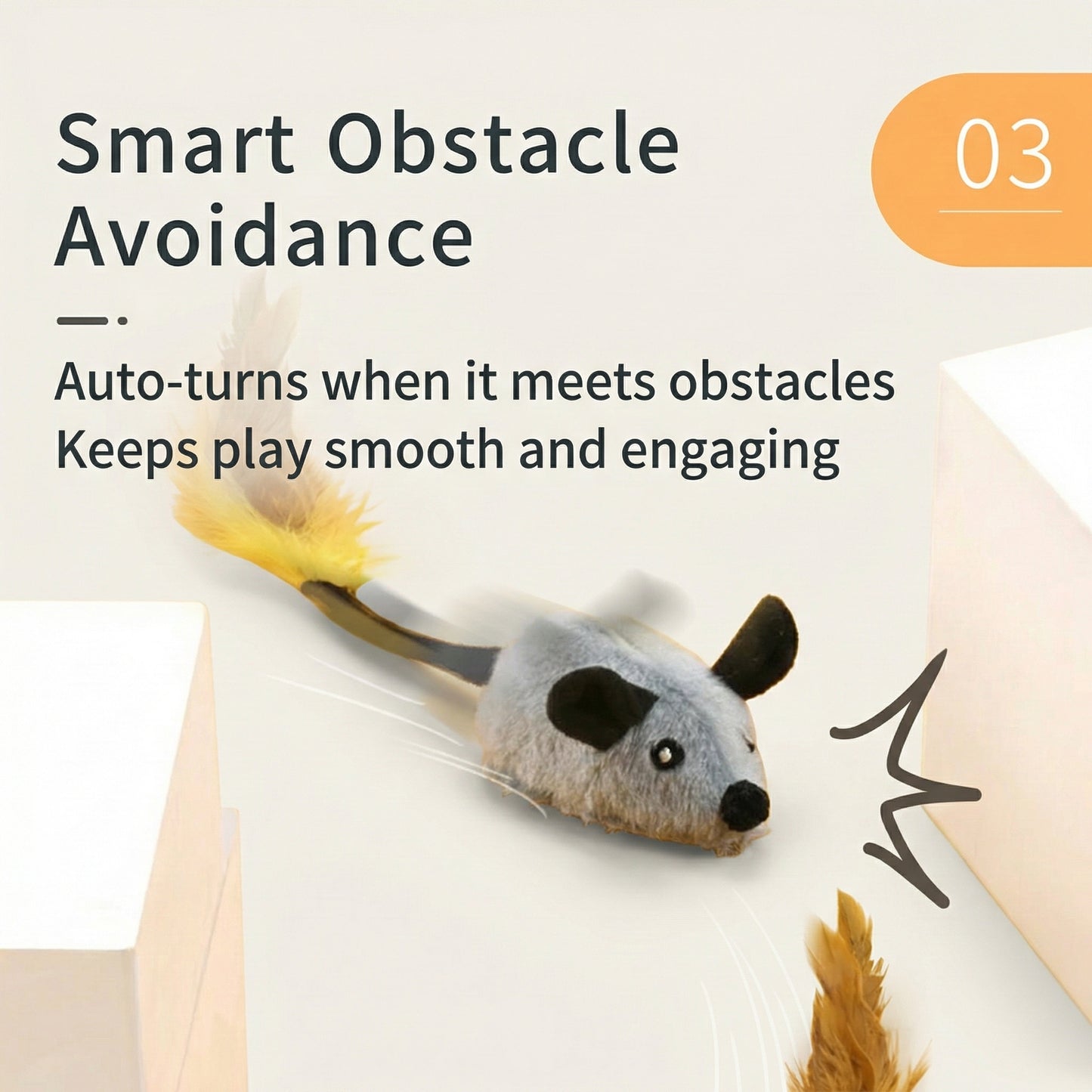 Purrfect Play | Interactive Cat Toy with Realistic Mouse Movements ? Engaging Fun for Active Play 3