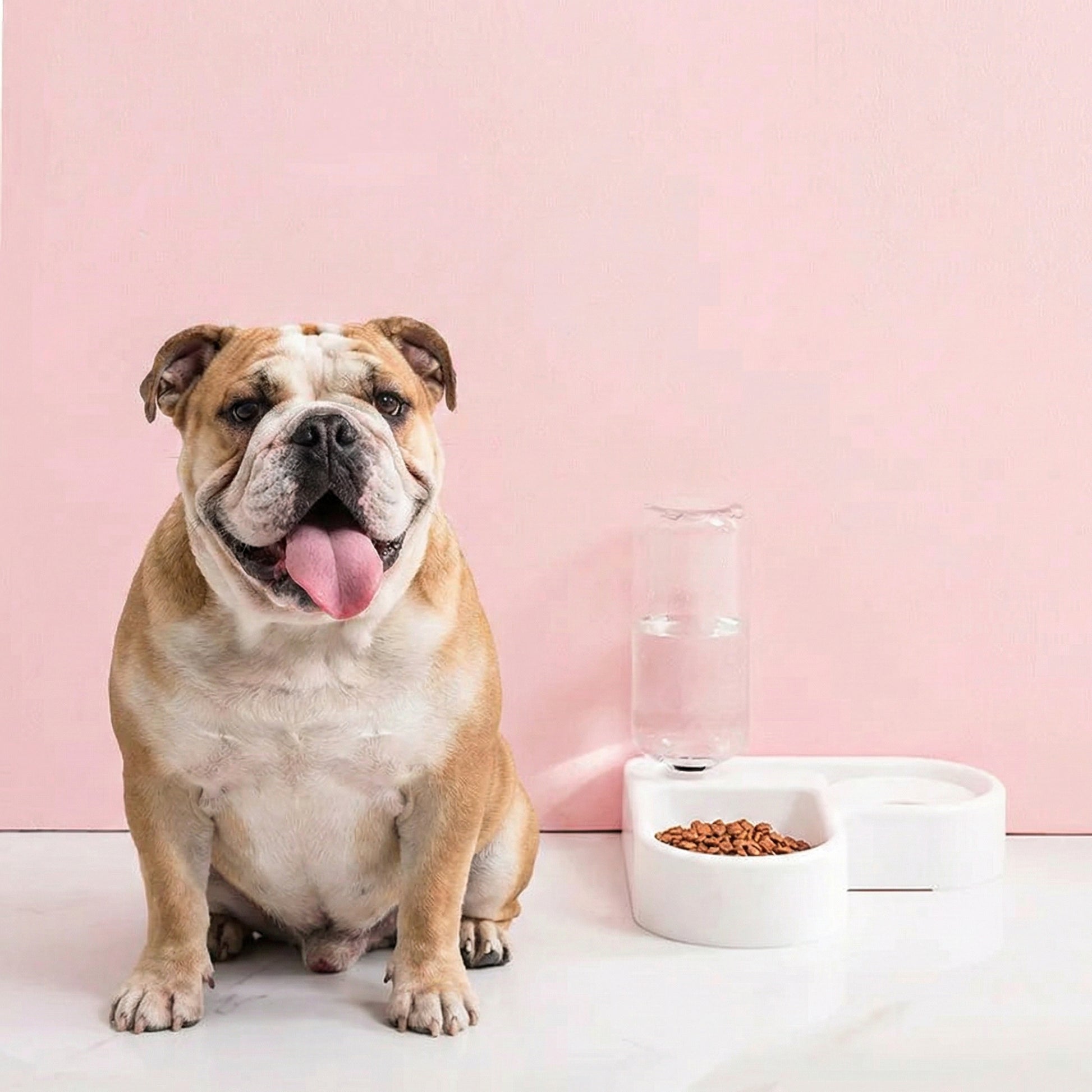 Smart Pet Solutions | Automatic Pet Feeder with Space-Saving Design ? 2-in-1 Feeder and Water Dispenser for Convenient Hydration 3