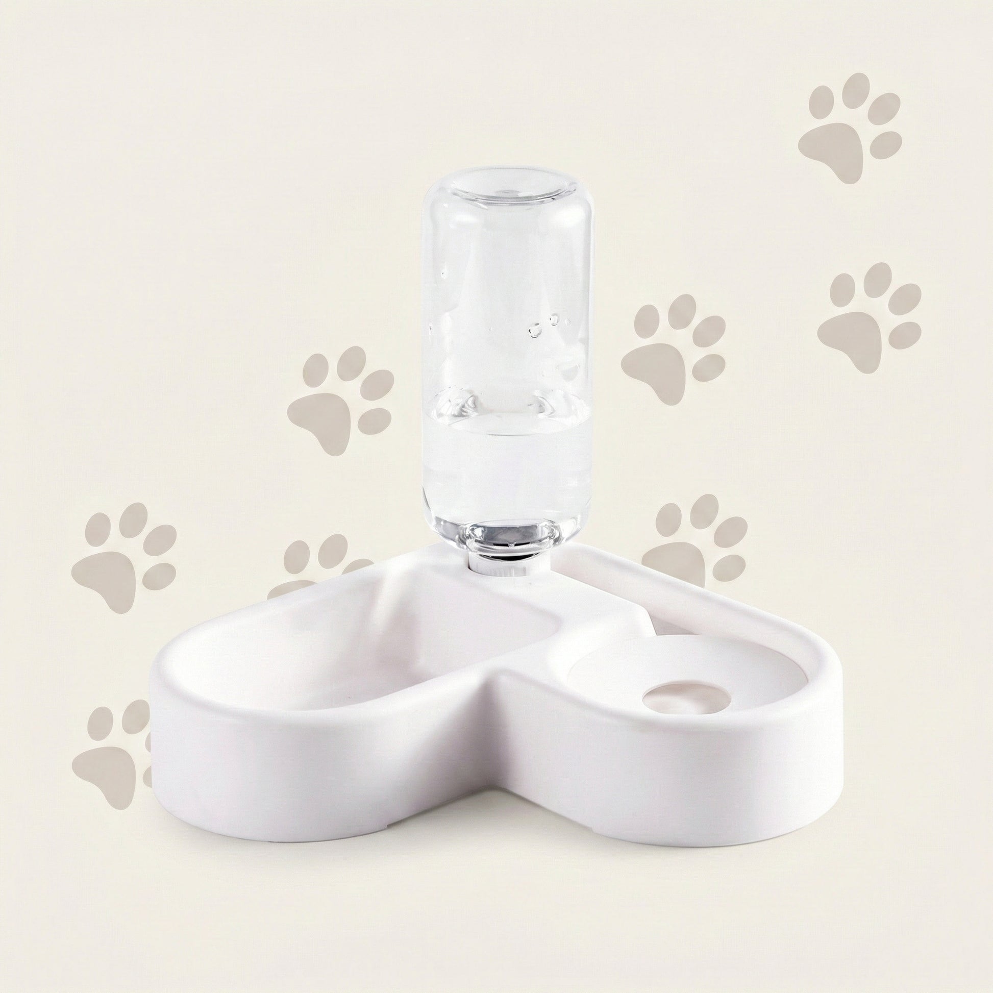Smart Pet Solutions | Automatic Pet Feeder with Space-Saving Design ? 2-in-1 Feeder and Water Dispenser for Convenient Hydration 6
